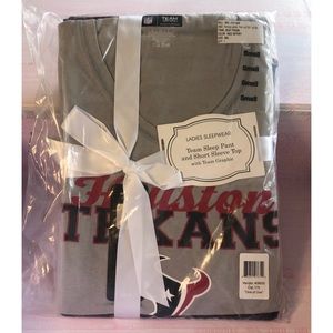 NFL Houston Texans Ladies Sleepwear Size S NWT